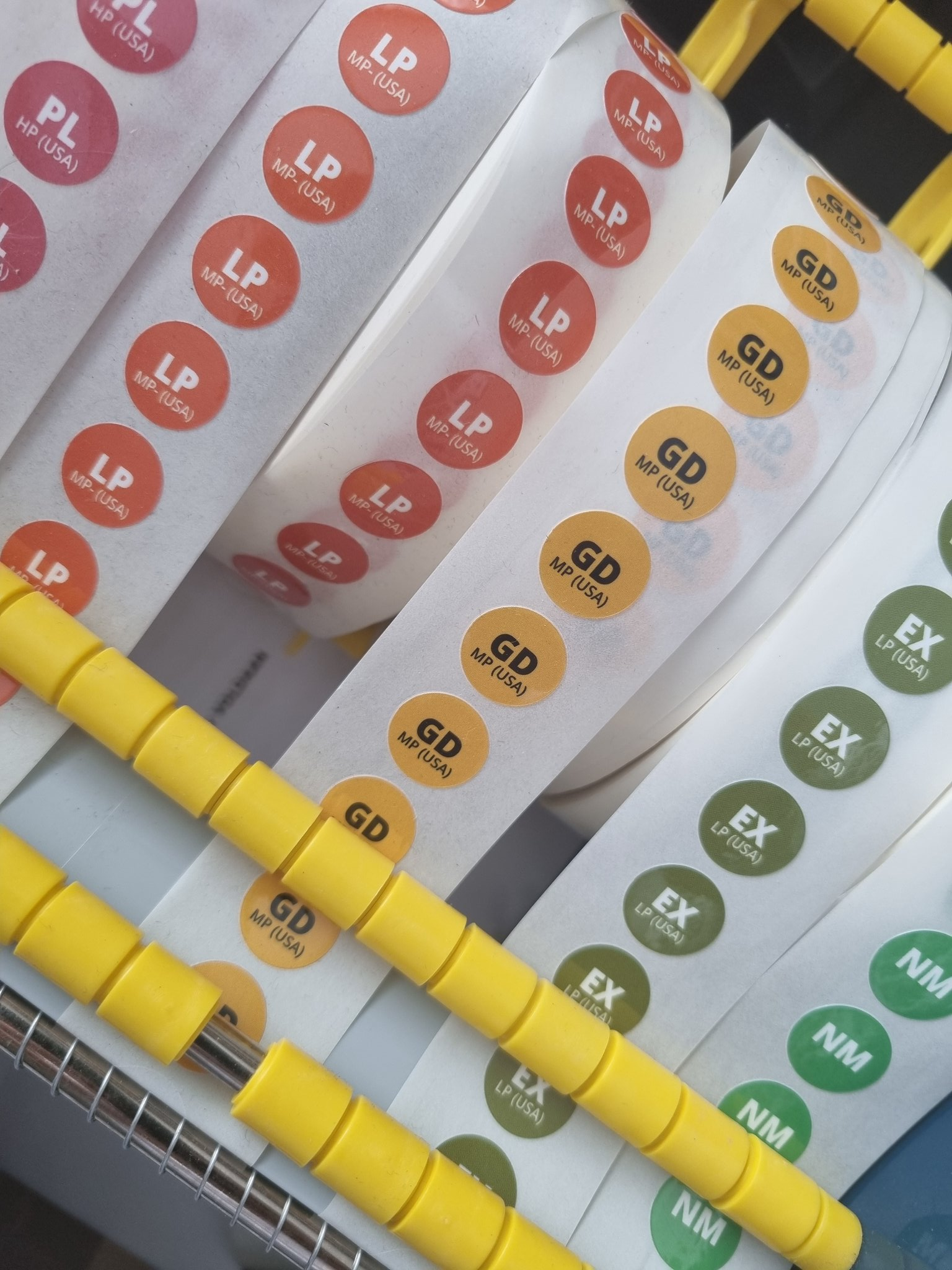 Real Scale Sticker USA Grading Scale Stickers – HARAKESH